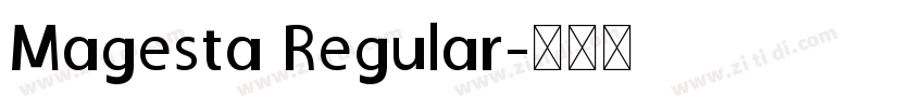 Magesta Regular字体转换